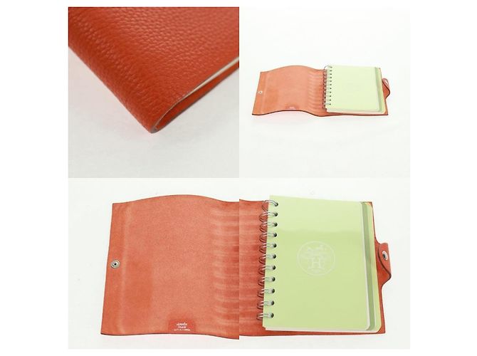 Hermès Hermes Yuris PM Tagesplanerhülle Orange - Ansicht 4