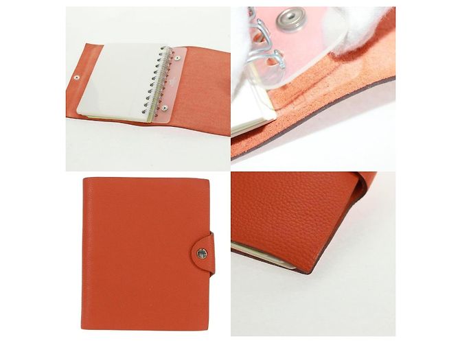 Hermès Hermes Yuris PM Tagesplanerhülle Orange - Ansicht 5