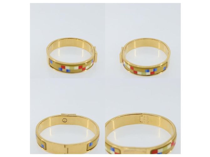 Hermès Bracciale Bangle Click Crack in metallo multicolore Hermes - vista 4