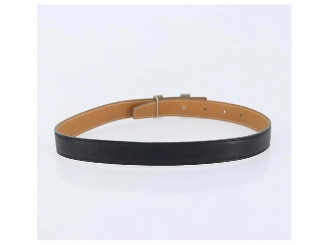 Herren Ledergürtel Constance Mini von Hermès Schwarz - Ansicht 2