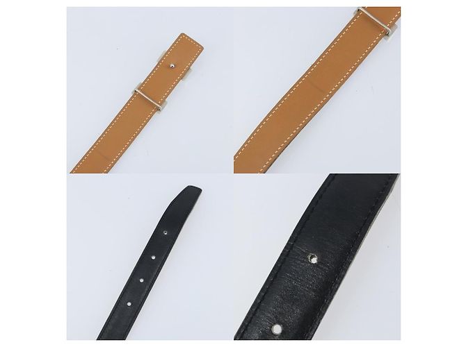 Herren Ledergürtel Constance Mini von Hermès Schwarz - Ansicht 4