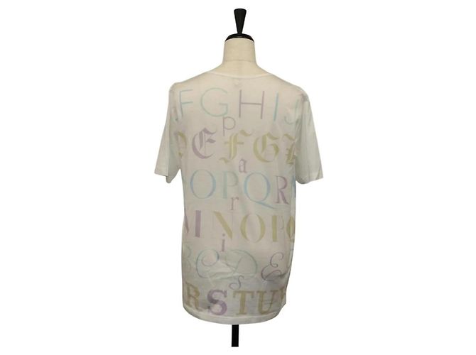 Hermès T-shirt a maniche corte Hermes Margiela Period Bianco - vista 2