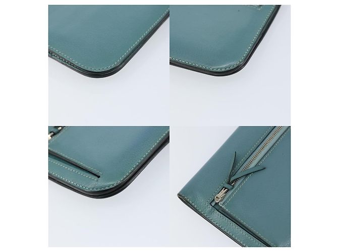 Cartera Larga Dogon de Hermès Azul - vista 6