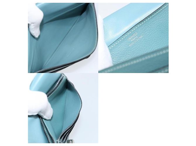 Cartera Larga Dogon de Hermès Azul - vista 7