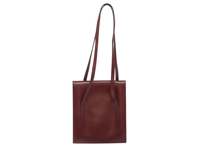 Borsa a Spalla Birkin di Hermès Rosso - vista 2