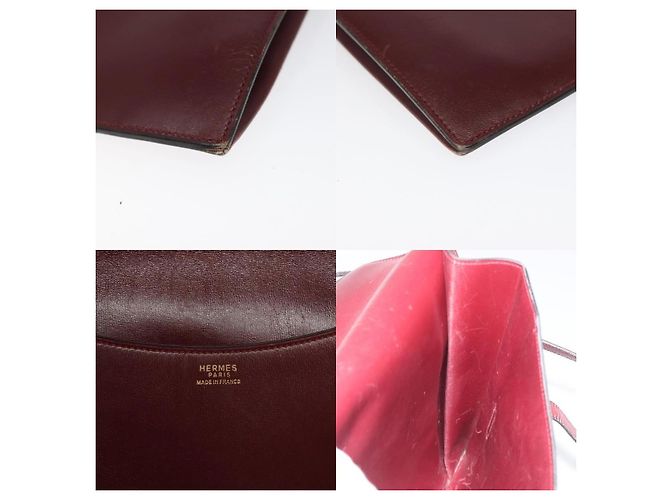 Borsa a Spalla Birkin di Hermès Rosso - vista 6