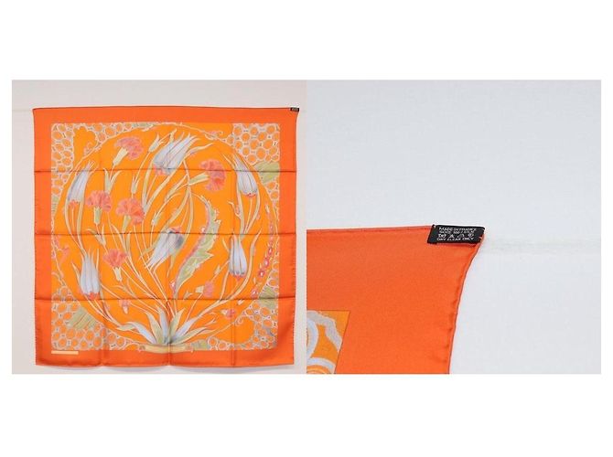 Lenço Hermès Carré 90 Laranja - vista 5