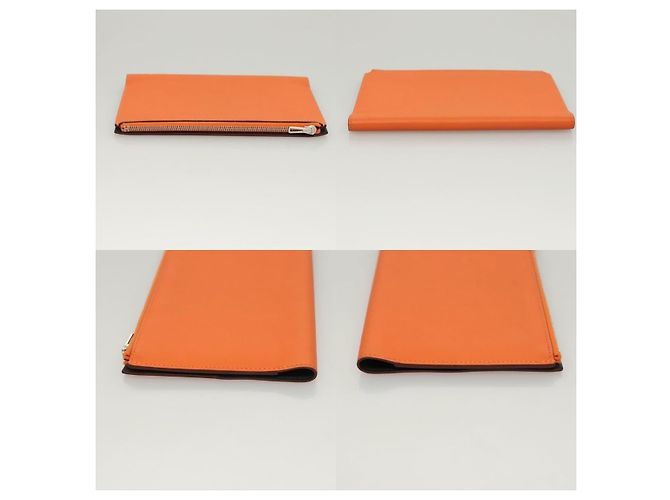 Hermès Hermes Ea Zip PM Day Planner Cover Orange - view 3