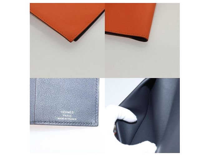 Hermès Hermes Ea Zip PM Day Planner Cover Orange - view 6