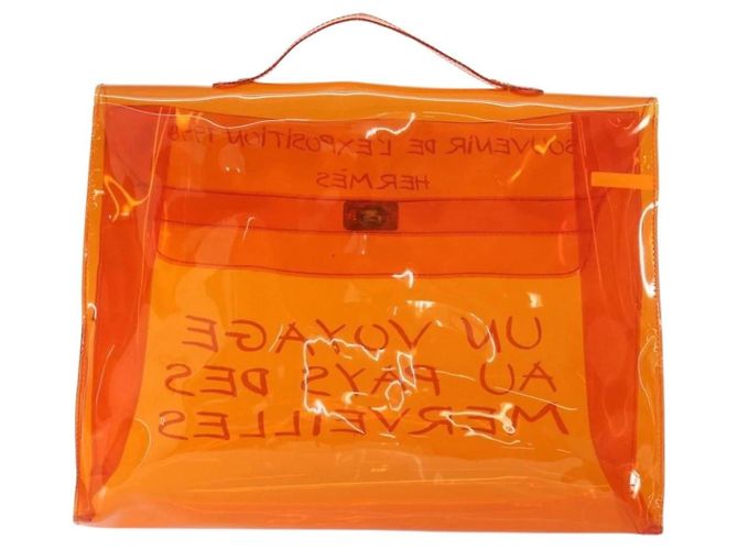 Borsa Kelly Hermès Arancione - vista 2