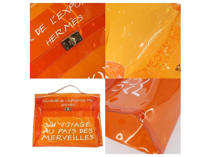 Borsa Kelly Hermès Arancione - vista 5