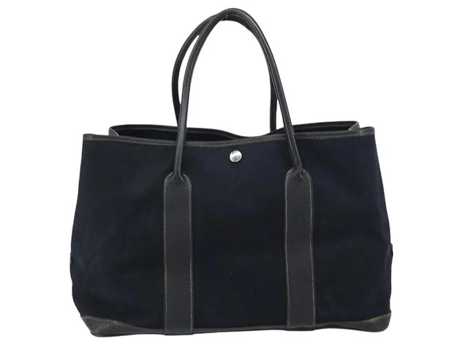 Borsa Tote Garden Party MM Ash Tower di Hermès Nero - vista 2