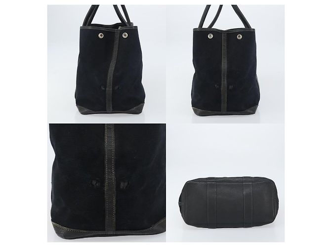Borsa Tote Garden Party MM Ash Tower di Hermès Nero - vista 3