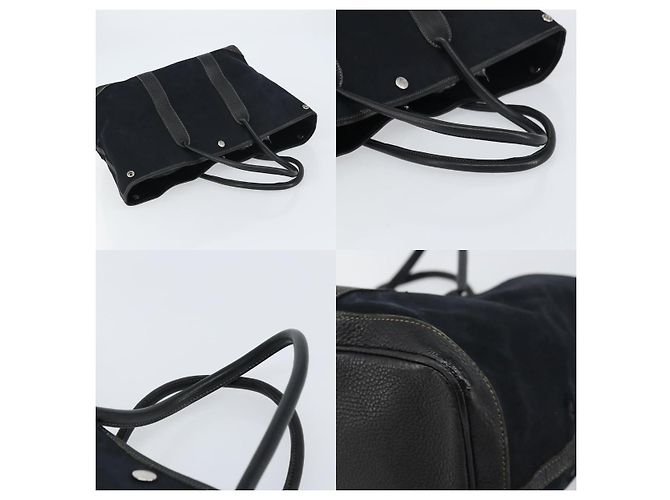 Borsa Tote Garden Party MM Ash Tower di Hermès Nero - vista 4