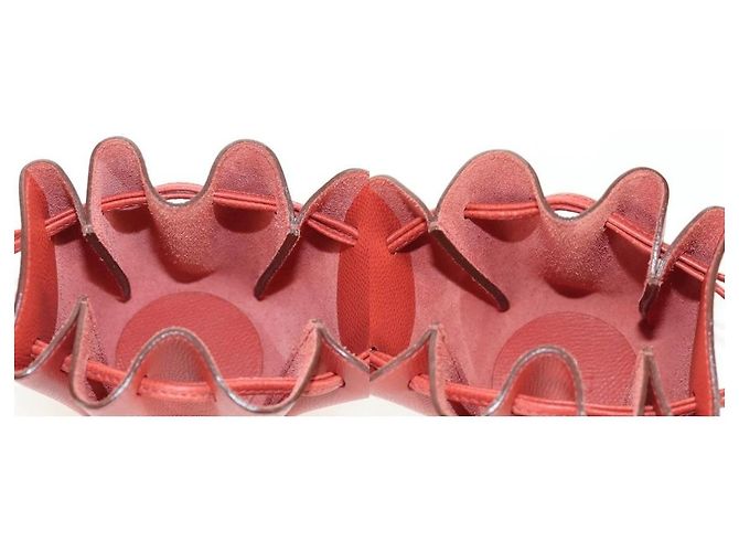 Hermès Vespa Pouch Red Leather - view 7