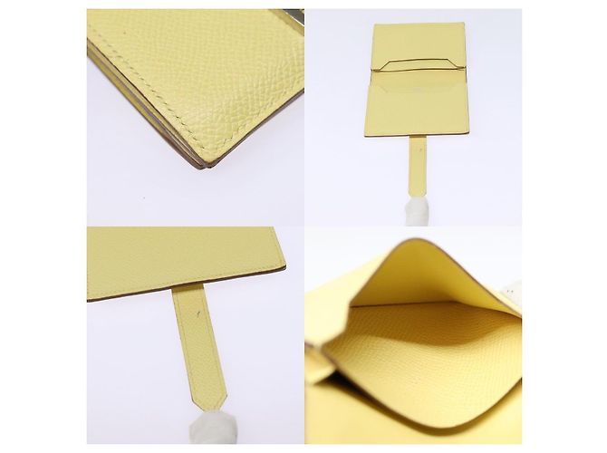 Tarjetero Baan Hermès Amarillo - vista 4
