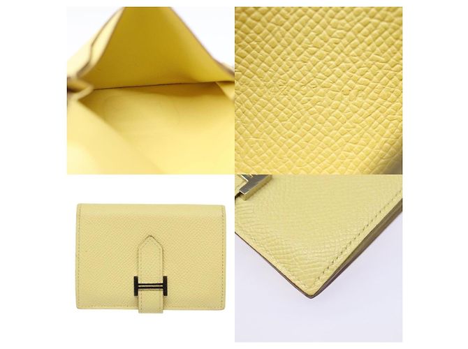 Tarjetero Baan Hermès Amarillo - vista 5