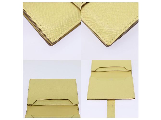 Tarjetero Baan Hermès Amarillo - vista 6