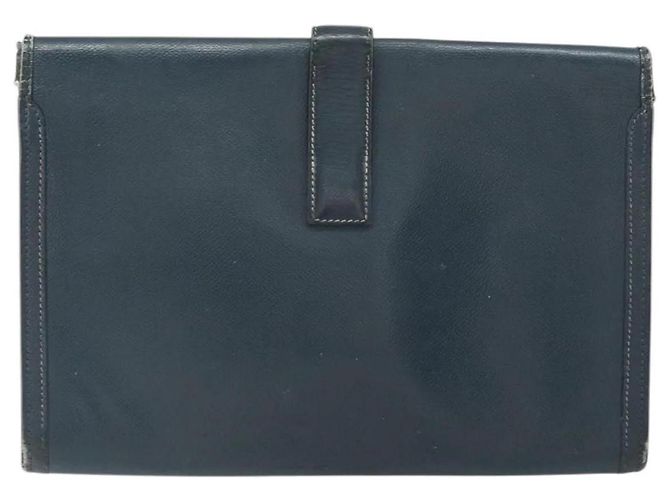 Borsa Clutch Birkin di Hermès Blu - vista 2