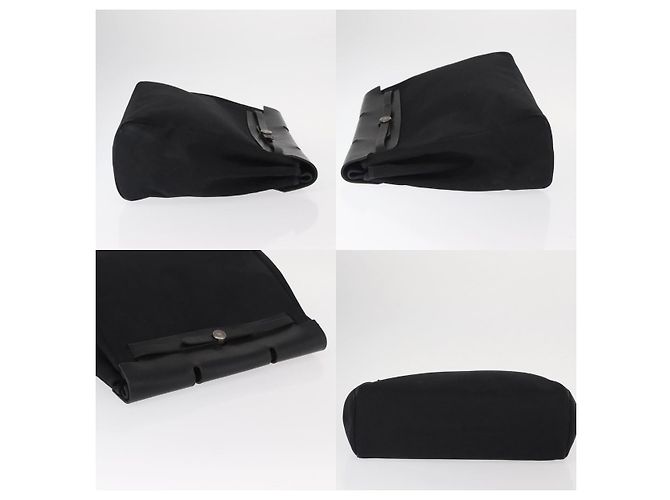 Borsa Herbag MM di Hermès Nero - vista 3