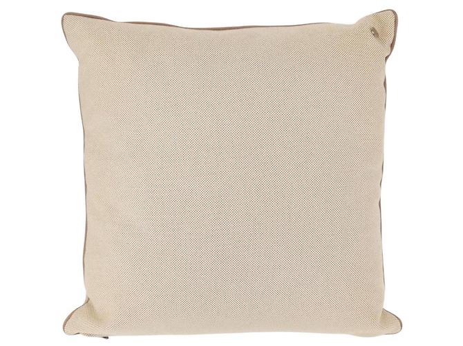 Cojín Hermès de algodón beige - vista 2