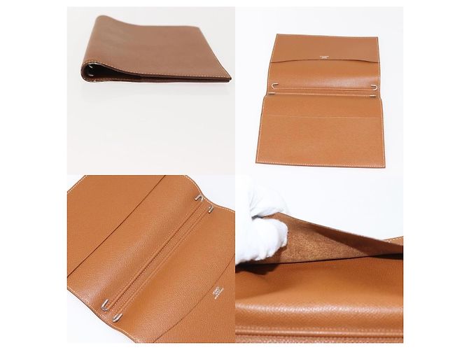 Cubierta de planificador diario GM Epsom de Hermès Castaño - vista 4