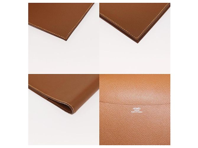 Cubierta de planificador diario GM Epsom de Hermès Castaño - vista 6