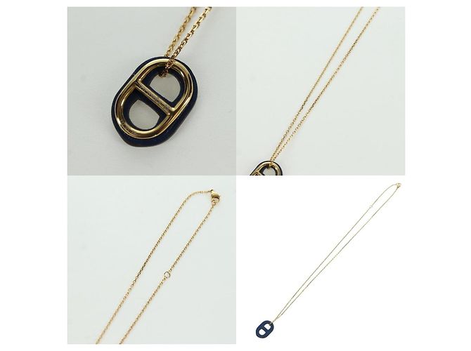 Collana Chaine D'ancre Au Maiyon di Hermès D'oro - vista 3
