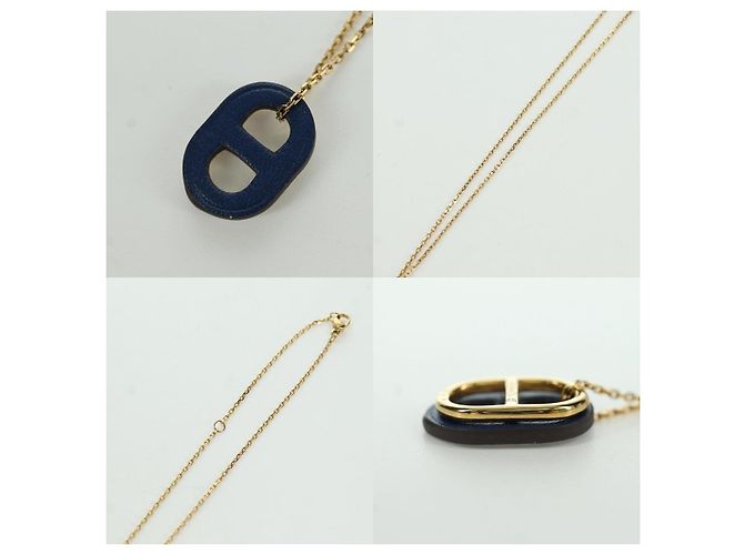 Collana Chaine D'ancre Au Maiyon di Hermès D'oro - vista 4