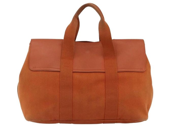 Borsa Hermès Valparaiso MM Arancione - vista 2