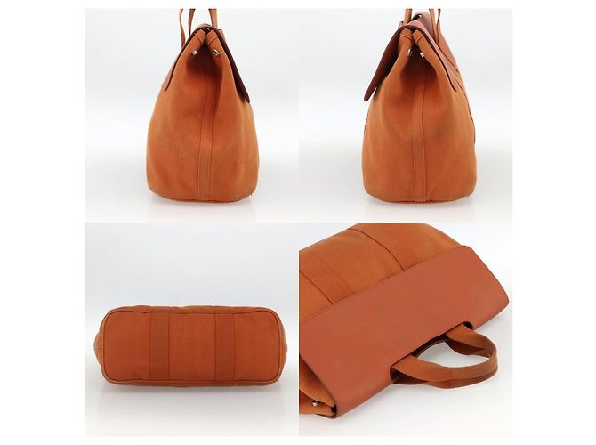 Borsa Hermès Valparaiso MM Arancione - vista 3