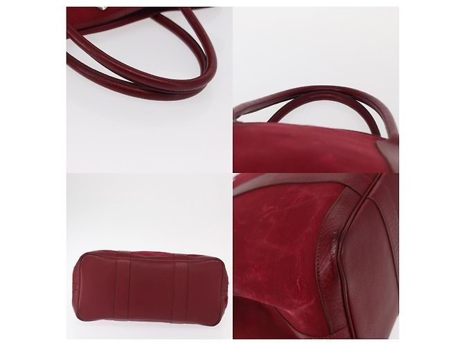 Borsa Hermès Garden Party MM Rosso - vista 4