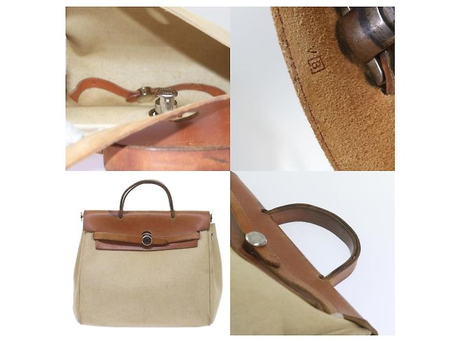 Zaino Hermès Birkin Beige - vista 5