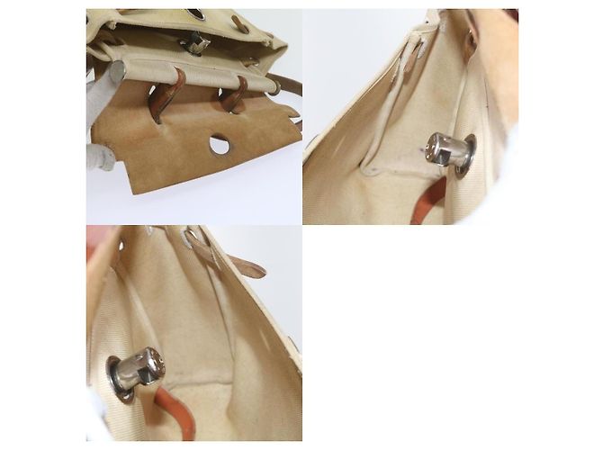 Zaino Hermès Birkin Beige - vista 8