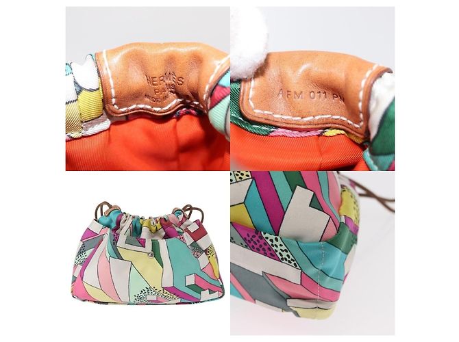 Pochette Hermès Foolby 20 Multicolore - vista 5