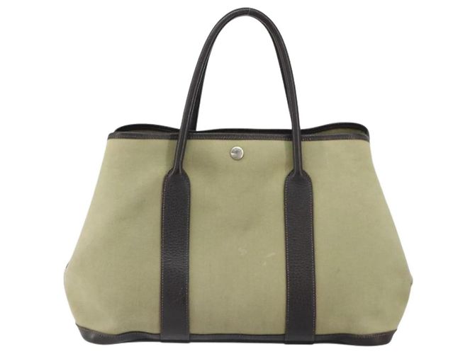 Bolsa Tote Garden Party MM da Hermès Bege - vista 2