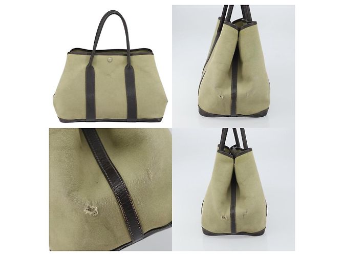 Bolsa Tote Garden Party MM da Hermès Bege - vista 3