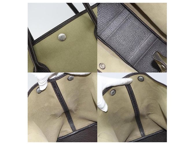 Bolsa Tote Garden Party MM da Hermès Bege - vista 6