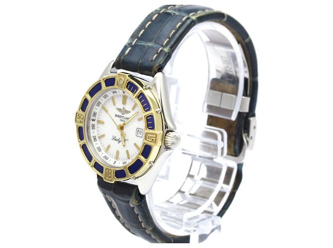 Relógio Feminino Breitling Lady J em Ouro 18K e Aço Quartzo D52065 - vista 2