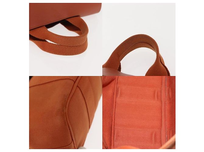 Borsa Tote PM Valparaiso di Hermès Arancione - vista 4