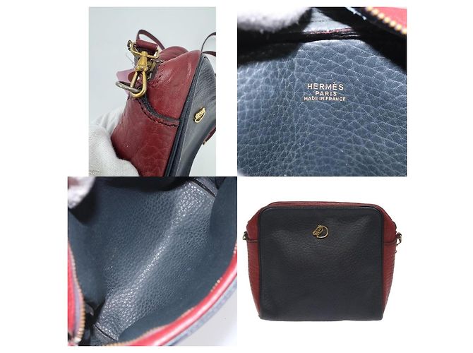 Borsa a Spalla Jockey Hermès Blu - vista 5