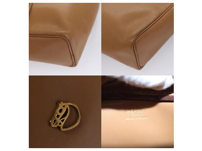 Borsa a Spalla Jockey Hermès Beige - vista 6