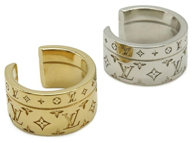 Orecchino a clip Nanogram di Louis Vuitton Argento D'oro - vista 3