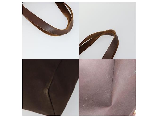 Borsa Hermès Herbag Cabas MM D'oro - vista 4