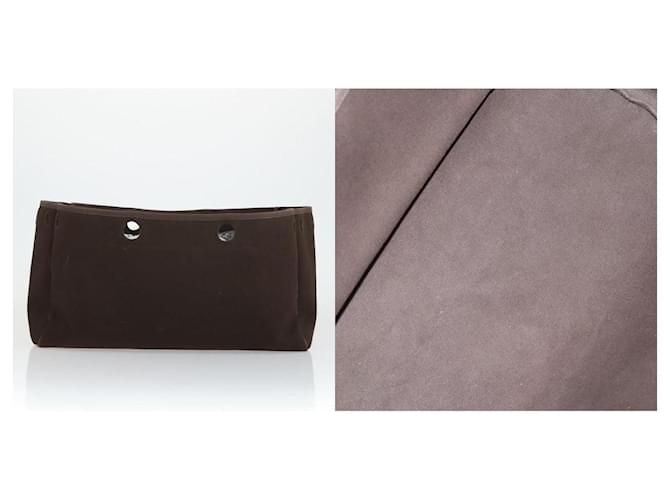 Borsa Hermès Herbag Cabas MM D'oro - vista 8