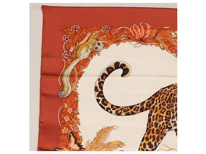 Hermès Carré 90 Schal Orange - Ansicht 2