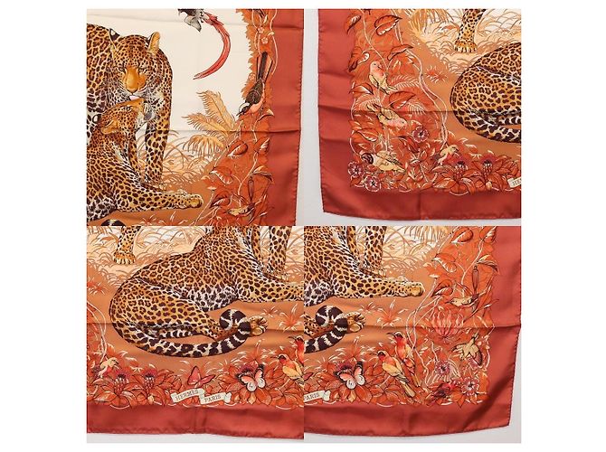 Hermès Carré 90 Schal Orange - Ansicht 4