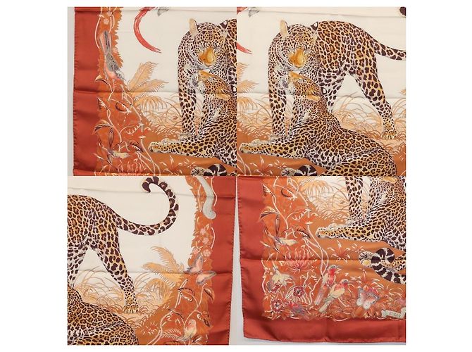 Hermès Carré 90 Schal Orange - Ansicht 7