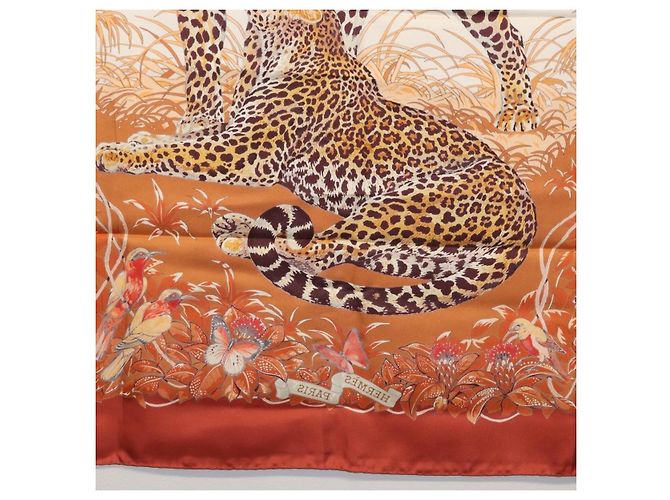 Hermès Carré 90 Schal Orange - Ansicht 8
