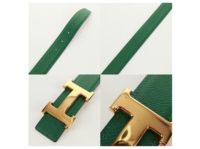 Cintura Constance H di Hermès Verde - vista 4
